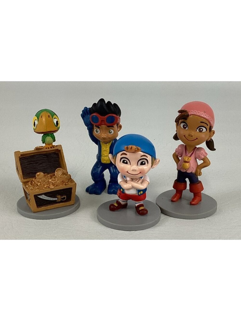 Disney Jr Jake And The Never Land Pirates Mini Figure Lot Izzy Cubby Skully Bird